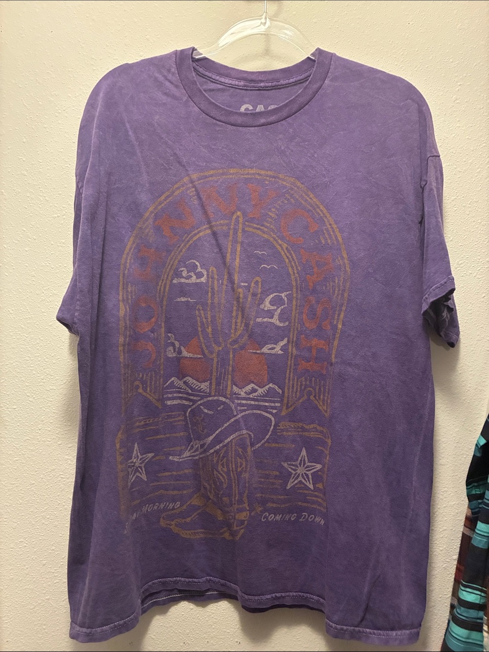 Vintage-Inspired Purple Graphic Desert Tee